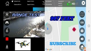 range test with the skytracker gps video drone [upl. by Latsirk503]