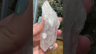 Amazing DT Blue Amphibole Quartz crystals crystalshop angel blueamphibole [upl. by Nalro]