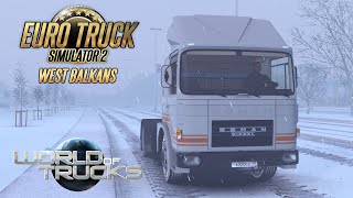 WEST BALKANS  Winter Mod  Euro Truck Simulator 2 [upl. by Laeahcim34]