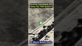 Switchblade 600 Drone Hits Russian TOR System Twice in Precision Attack [upl. by Ylehsa]