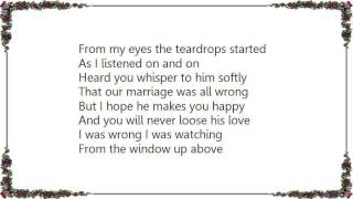 Johnny Cash  The Window up Above Lyrics [upl. by Ramsden]