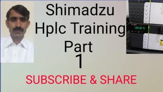 Shimadzu Hplc Training and Operation in Urdu Part 1 [upl. by Lindeberg314]