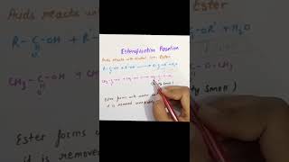 Tricks to learn esterification reactionEsterification reactionboardexamsneetcuet [upl. by Downing]