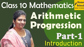 Arithmetic Progression Class 10 Mathematics Part1 Introduction  NCERTCBSE [upl. by Ajit]