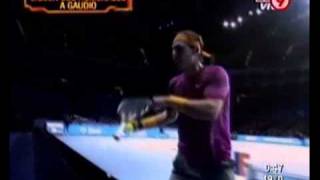 TVR  Rafa Nadal se enoja con un árbitro 271110 [upl. by Schmeltzer]