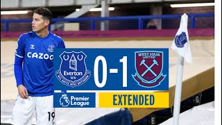 EXTENDED HIGHLIGHTS EVERTON 01 WEST HAM [upl. by Cherian]