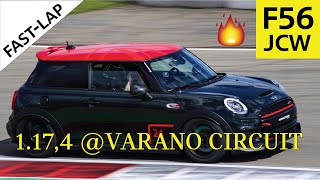 TRACK DAY MINI F56 JCW  VARANO DE MELEGARI PR [upl. by Lednek]