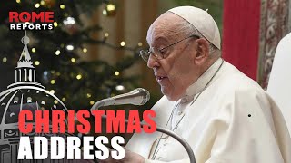 Pope Francis to Curia the division is not between progressives and conservatives [upl. by Yrahcaz146]