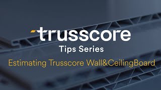 How to Estimate Trusscore WallampCeilingBoard [upl. by Katinka590]