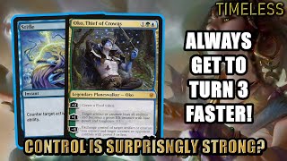 Always Get To Turn 3 Down Faster With Stifle Bant Control  Timeless BO3 Ranked  MTG Arena [upl. by Alaster482]