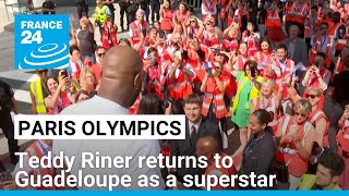 Teddy Riner returns to Guadeloupe as a superstar after winning two Judo gold medals • FRANCE 24 [upl. by Holcomb]