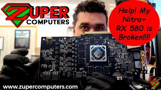 SAPPHIRE NITRO RX 580 Repair [upl. by Gert477]