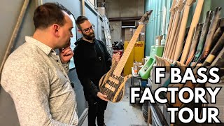 F Bass Factory Tour amp Behind the Scenes [upl. by Fontes]