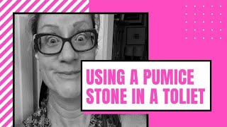 Using A Pumice Stone in a Toilet [upl. by Julio]