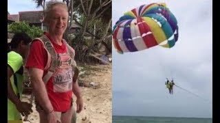 Australian tourist plunges to his death while parasailing in Thailand [upl. by Naved]