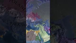 South Slavic Nations Are United eu4timelapse eu4austria history eu4 eu4byzantium map empire [upl. by Aicre]