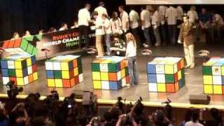 Rubiks Cube 1438 seconds Yu Nakajima  World Championship 2007 [upl. by Rafaellle52]