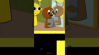 Sprunki Simon and Brown 2DStyle Animation  Blue Bouncing Square [upl. by Sudnor]