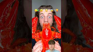 Giant Lobster ASMR LukeDidThat viral asmr asmrsound [upl. by Ainitsirc]