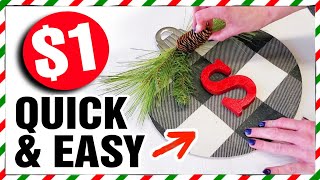 10 Quick amp Easy 1 DIY CHRISTMAS Gifts and Decor Ideas [upl. by Lasley]