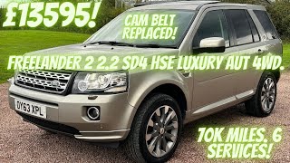 Freelander 2 22 HSE LUXURY Auto 4WD Cam Belt Replaced [upl. by Aronal991]