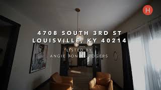 4708 s 3rd st Beechmont Louisville 3 bed 2 bath house for sale Angie ToniniRogers Homepage Realty [upl. by Malvia]