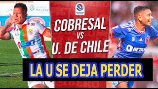 🔴 la U de CHILE se DEJARÁ PERDER para NO AYUDAR A COLO COLO [upl. by Nennerb]