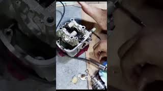 Valve lock removal mio i 125 likeandsubscribe shortvideo shorts topoverhaul yamaha [upl. by Giffie667]