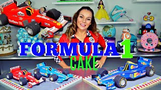 FORMULA 1 CAKE amp EDIBLE WHEELS  BY VERUSCA WALKER [upl. by Ynnep]