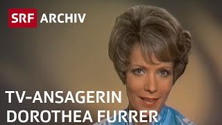 Dorothea Furrer  Fernsehansagerin vom Schweizer Fernsehen  SRF Archiv [upl. by Assillam]