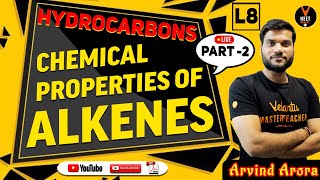 Hydrocarbons L8  Chemical Properties of Alkenes Part 2  Chemistry Class 11  NEET 2023 Arvind Sir [upl. by Uzziel]