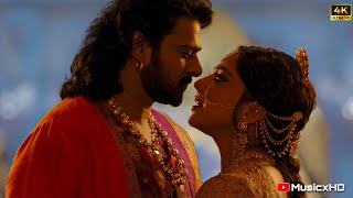 Hamsa Naava 4k Video Song  Baahubali 2  Prabhas  Anushka  SS Rajamouli  MM Keeravani [upl. by Gregory]