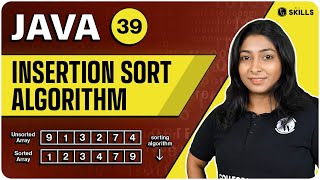 Insertion Sort Algorithm  Lecture39  Java and DSA Foundation course [upl. by Yrrag]