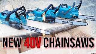 Introducing The Latest Makita 40v Chainsaws [upl. by Nasia482]