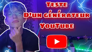 Je TESTE un Générateur dabonnés YOUTUBE [upl. by Yerffoeg695]