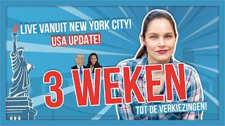 🇺🇸 3 WEKEN TOT DE VERKIEZINGEN 🇺🇸  LONNEKE TALKS USA [upl. by Ahsirpac407]