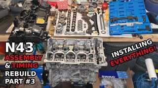 N43 Timing amp Complete Engine assembly DIY PART 3 [upl. by Aihtyc687]