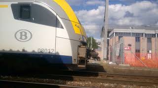 Trains en gare dOttignies 2e partie [upl. by Nilyram]