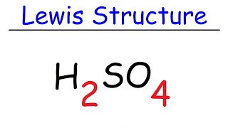 H2SO4 Lewis Structure  Sulfuric Acid [upl. by Jennie370]