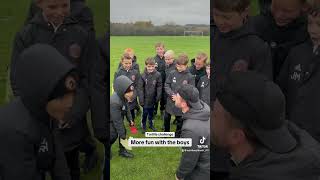 Slapping the coach tortilla style 🧡🤣👏🏻 football soccer kids tortilla tortillachallenge [upl. by Allen994]