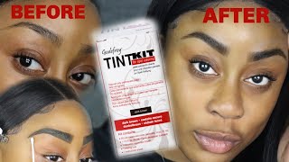 EYEBROW HACK 2  How to Tint Your Eyebrows at Home ft Godefroy Tint Kit [upl. by Jump]