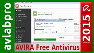 AVIRA 2015 Free Antivirus  Install and Scan [upl. by Kirwin693]