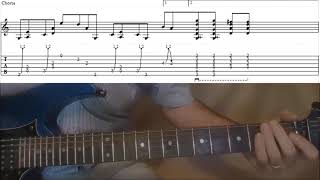 How to play Van Halens Runaround on guitar w\tabs [upl. by Alisa990]