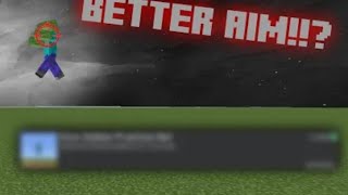 This will improve your aim 🗿🔥bedrockminecraft mcpe [upl. by Eeladnerb]