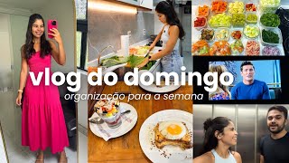 rotina domingo café em família organizando alimentação como congelar legumes filmes e descanso [upl. by Aihk451]