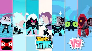 Teeny Titans  All Multiverse Teen Titans Team VS The Hooded Hood  iOS  Android Gameplay Video [upl. by Ryley]