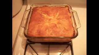 How to make peach cobbler  EASY [upl. by Maroj]