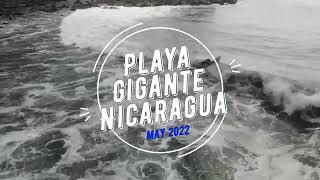 SURF AT PLAYA GIGANTE NICARAGUA [upl. by Wilson]