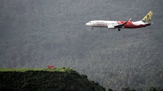 Flight Landing in Calicut Airport  Airindia Express TRV to Doha 2019 [upl. by Soiritos]