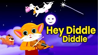 Hey Diddle Diddle Nursery Rhymes [upl. by Neliac]